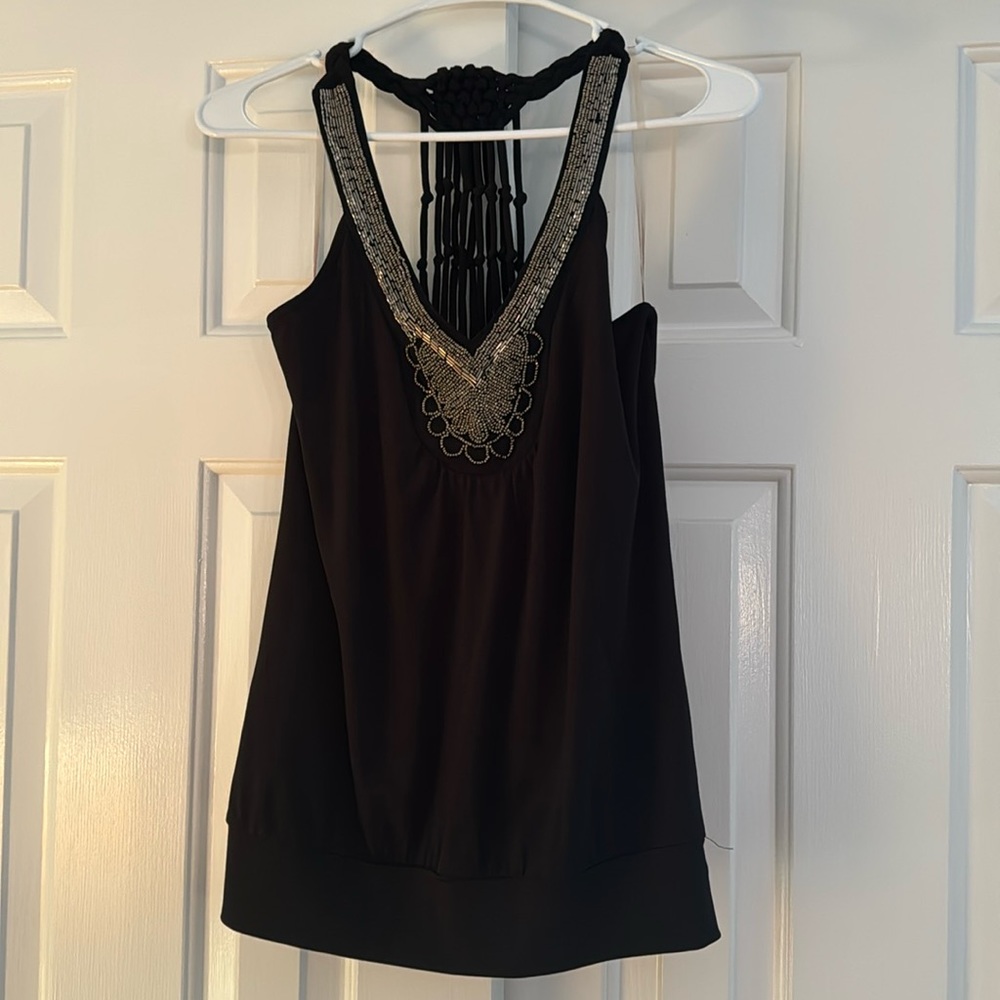 Six Degrees of Separation night out party Black Medium top